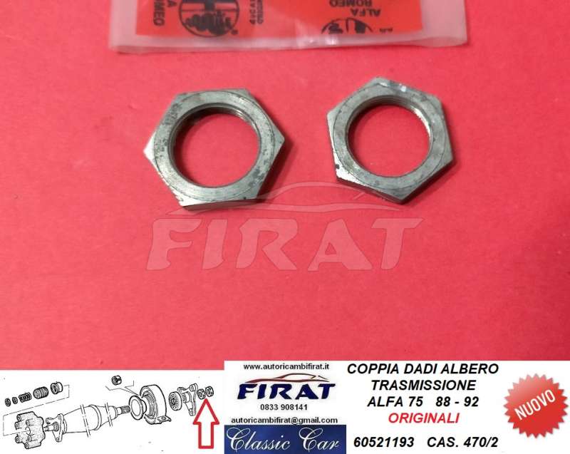 DADI ALBERO TRASMISSIONE ALFA 75 (60521193)